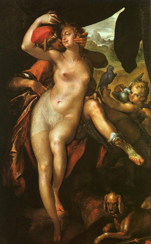 Venus and Adonis, Bartholomeus Spranger